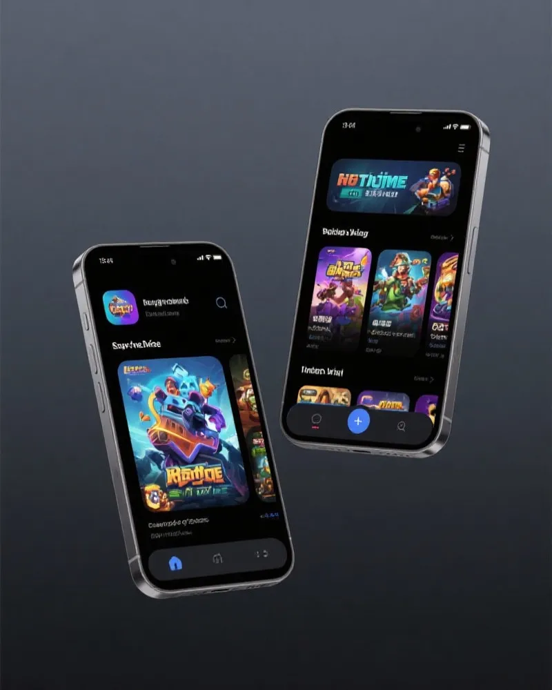 蓝狮在线 APP 界面展示